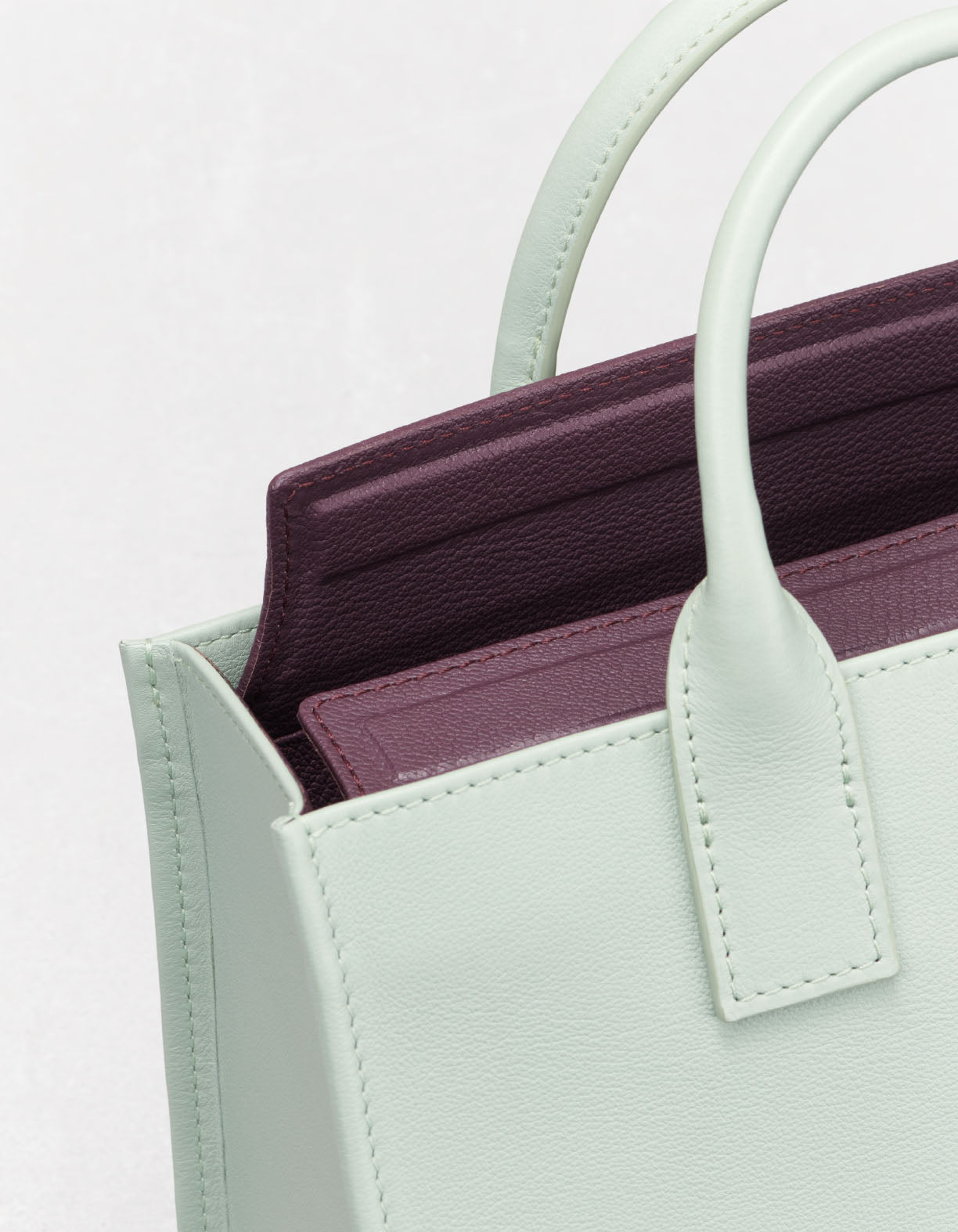 ミディ トート ユニ セージグリーン