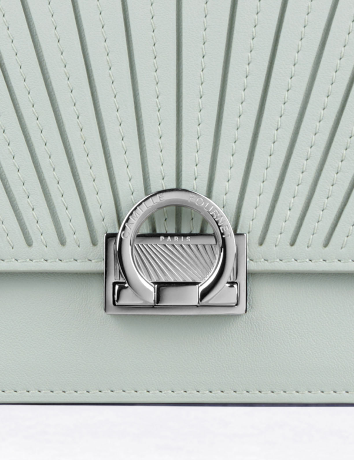 シグネチャー バッグ ミニ フレンチプリセ セージグリーン