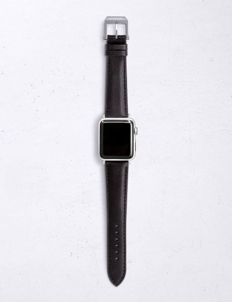 アップルウォッチ用ストラップ パティネアカ-フ ブラック