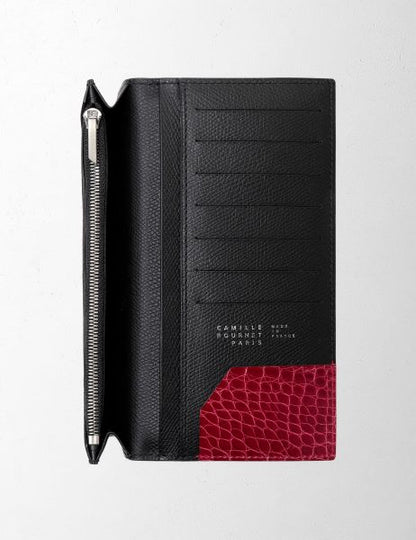 21.03 VERSO コインケース付き長財布 レッド