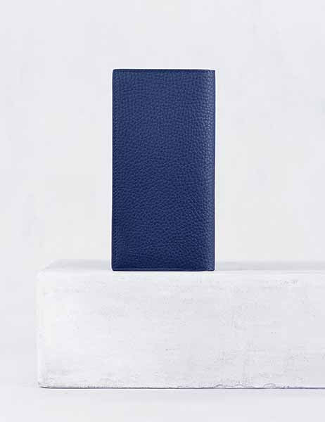 21.03 VERSO コインケース付き長財布 インディゴブルー