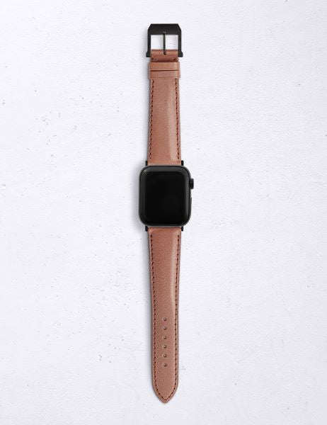 アップルウォッチ用ストラップ パティネアカ－フ レッドブラウン