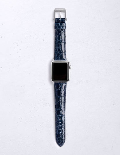アップルウォッチ用カイマン シャイニー マリーン