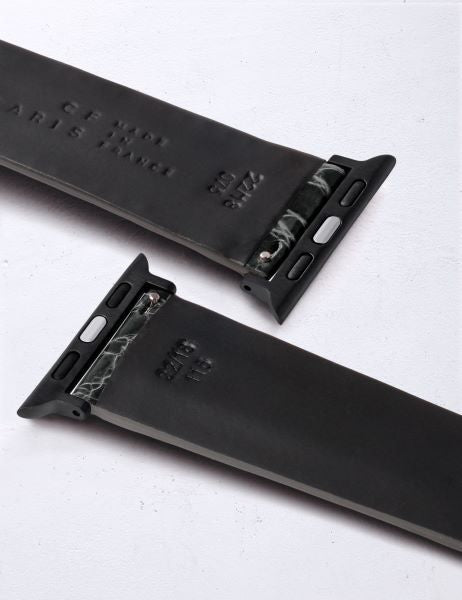 アップルウォッチ用カイマン シャイニー グレー