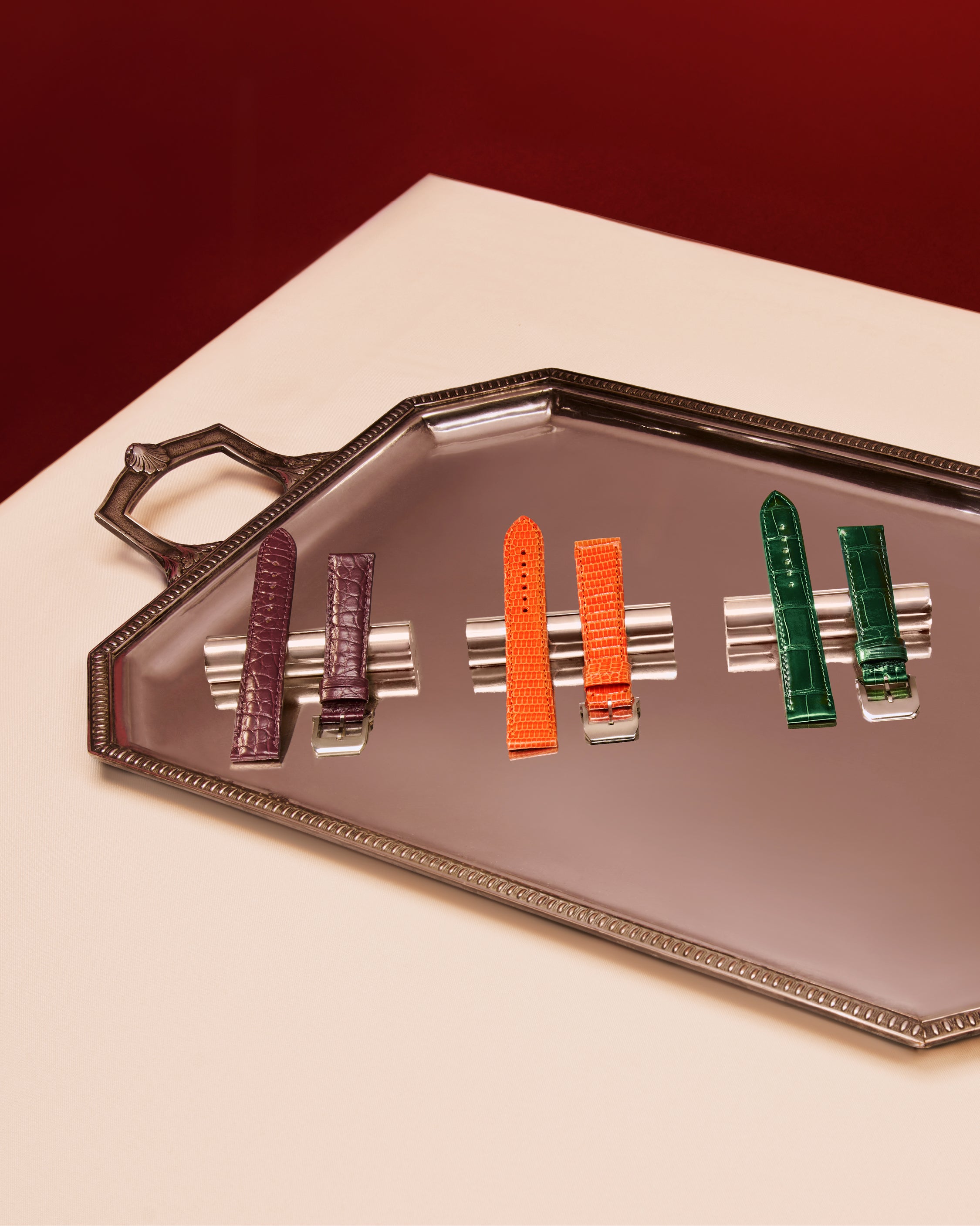 CAMILLE FOURNET. 極上のエキゾチックベルト¥25万&おまけベルト 糞】カミーユフォルネ（CAMILLE FOURNET）の時計用革ベルトが