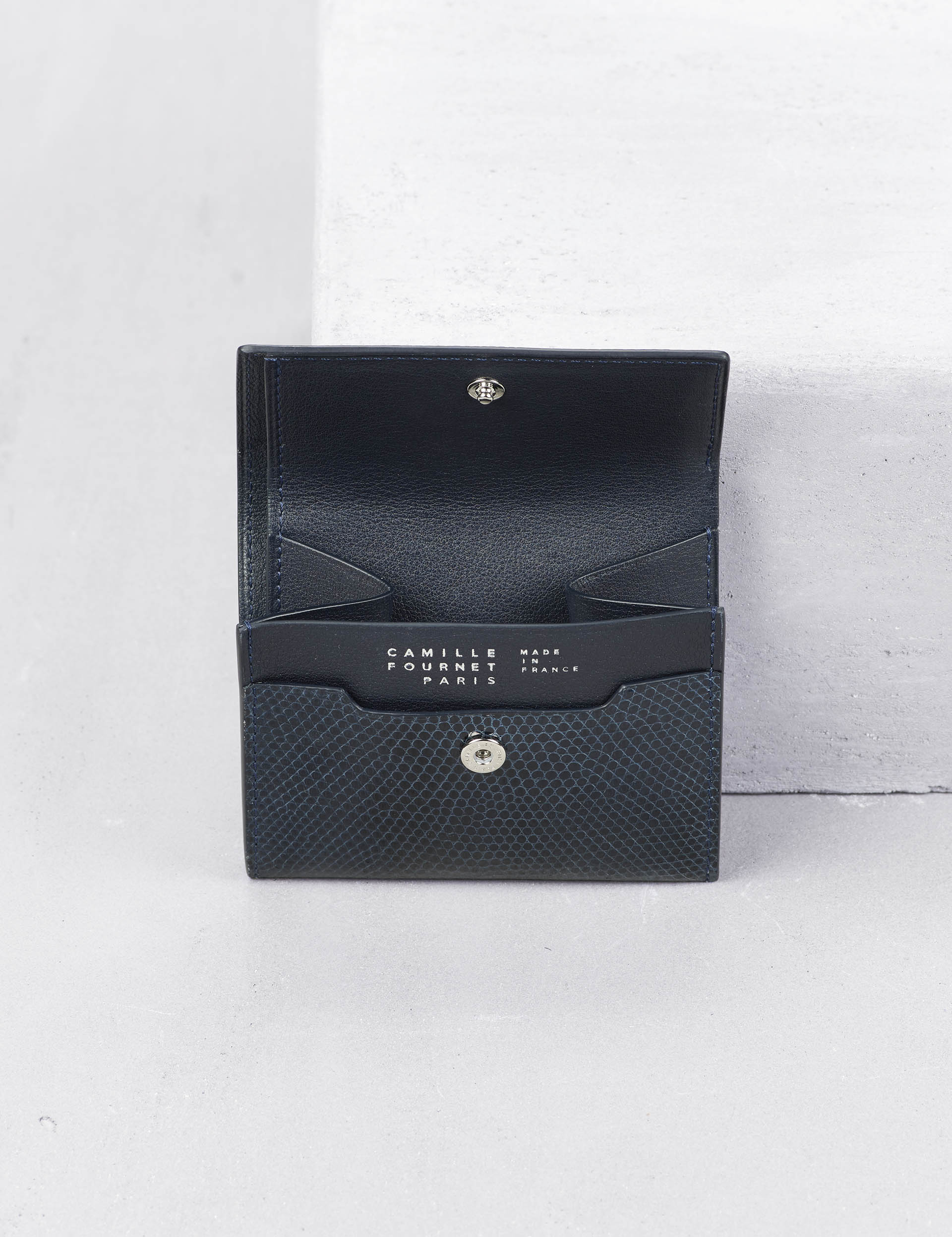 21.02 コインケース リザード マリーン