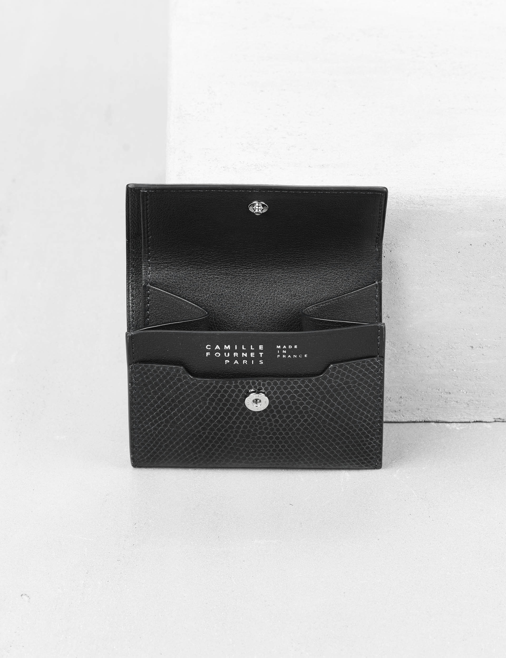 21.02 コインケース リザード ブラック