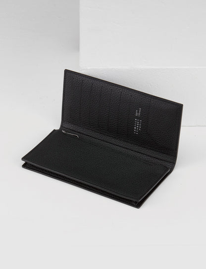 21.03 コインケース付き長財布 アリゲーター ブラック