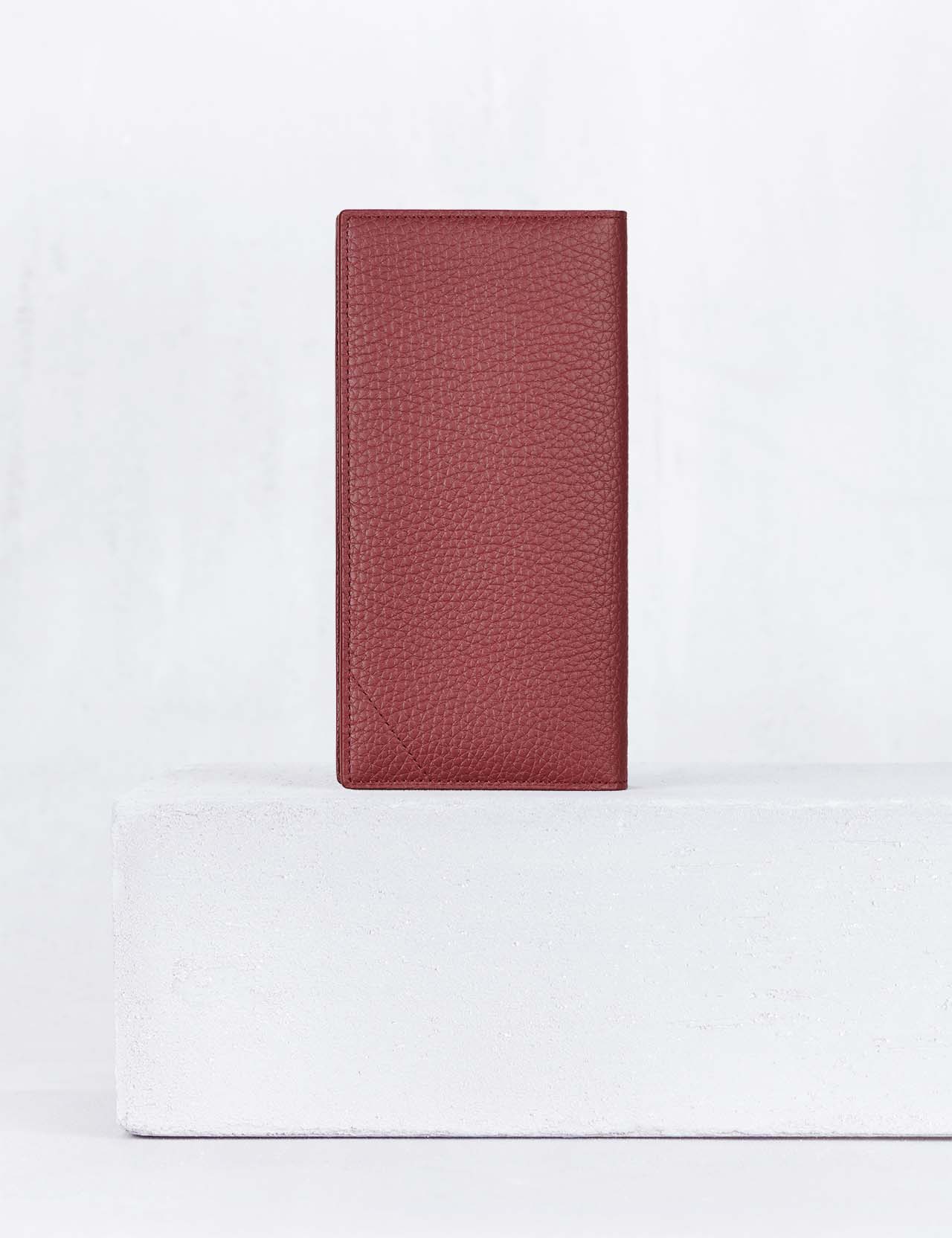 21.03 VERSO コインケース付き長財布 ボルドー