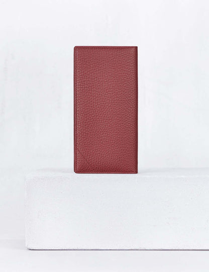 21.03 VERSO コインケース付き長財布 ボルドー
