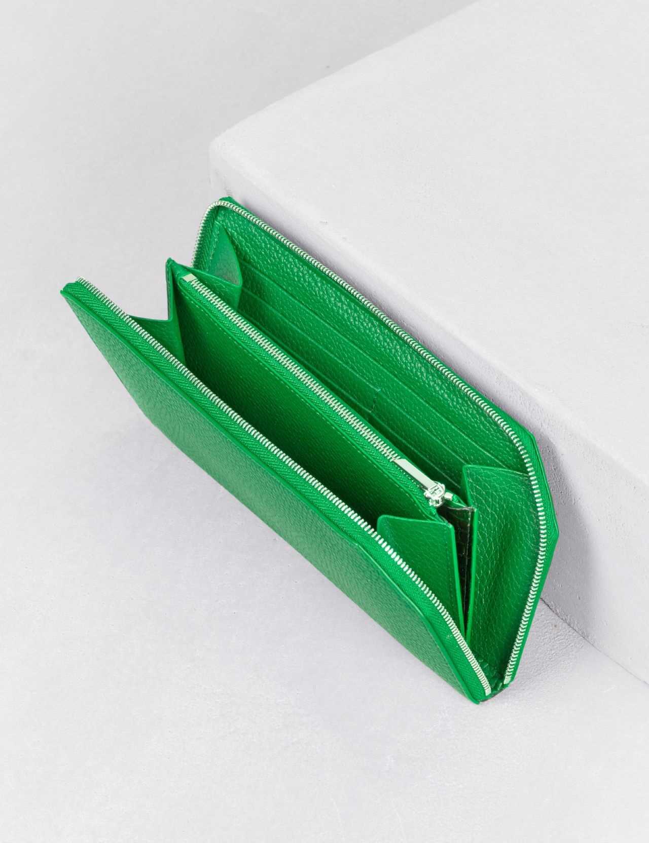 21.07 VERSO ロングジップウォレット ミントグリーン