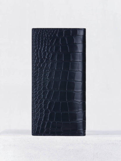 21.24 長財布 (マチなし) 　アリゲーター　マリーン