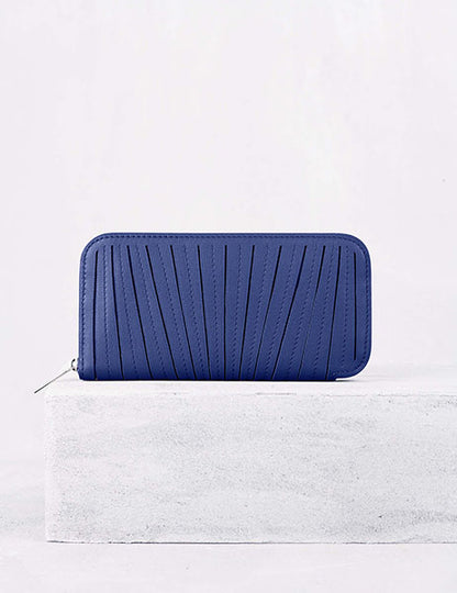 31.01 フレンチプリセ ラウンドジップウォレット インディゴブルー
