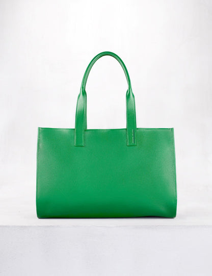 ミディ トート ラージ  ユニ ミントグリーン