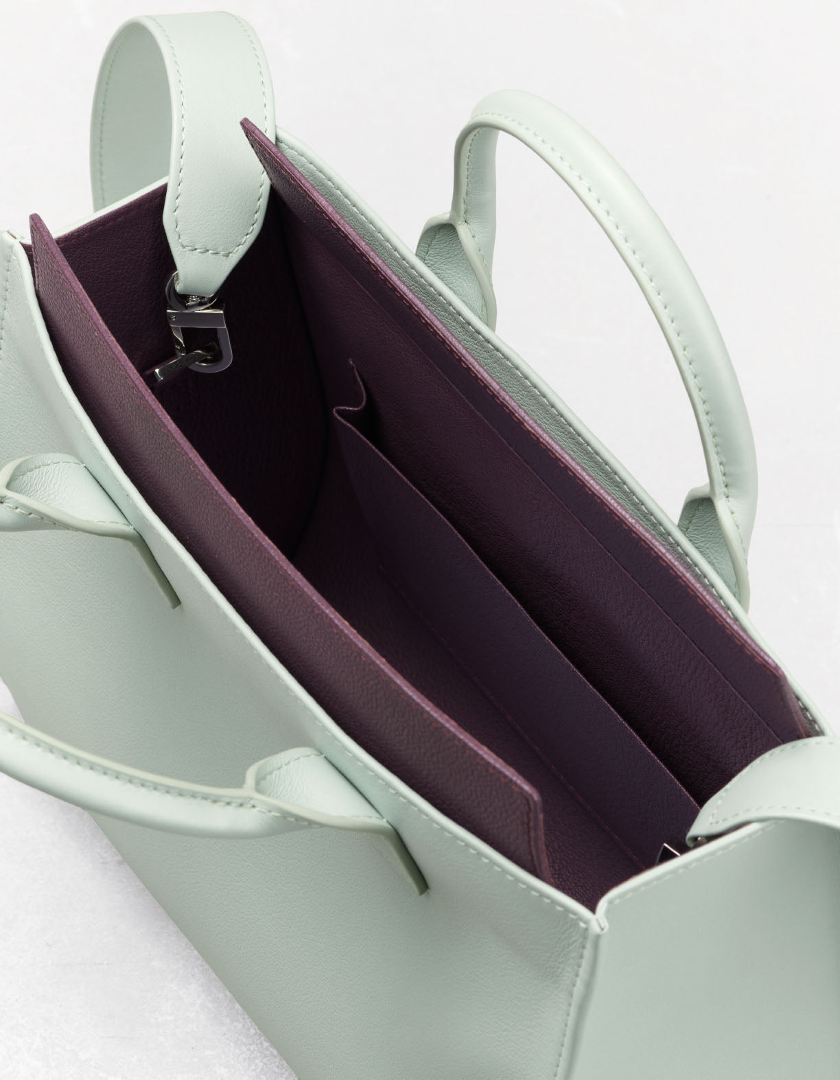 ミディ トート ユニ セージグリーン