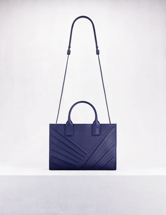 ミディ トート キモノプリセ インディゴブルー