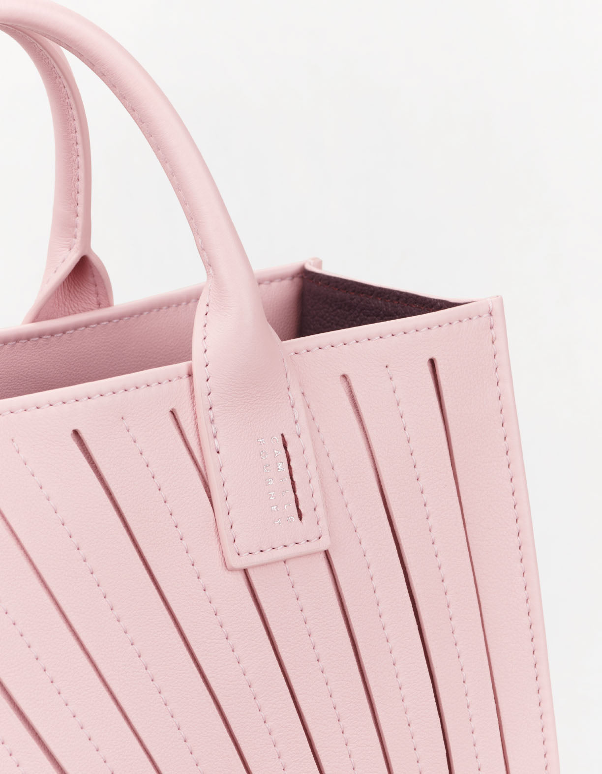 ミディ トート フレンチプリセ ピンク