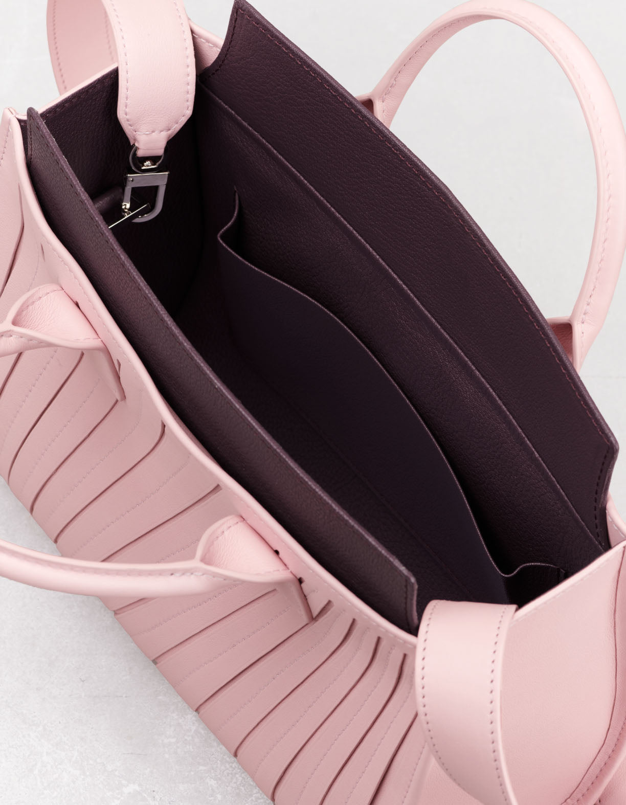 ミディ トート フレンチプリセ ピンク