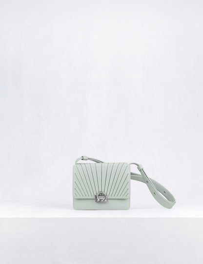 シグネチャー バッグ ミニ フレンチプリセ セージグリーン
