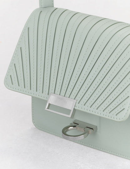 シグネチャー バッグ ミニ フレンチプリセ セージグリーン