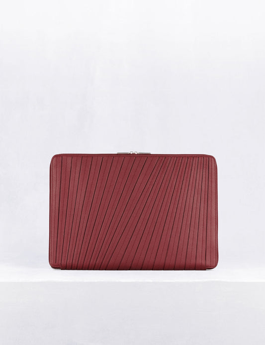 クロノ パソコンケース 15インチ フレンチプリセ ボルドー