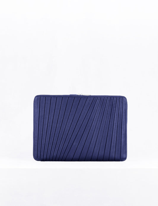 クロノ パソコンケース 13インチ フレンチプリセ インディゴブルー