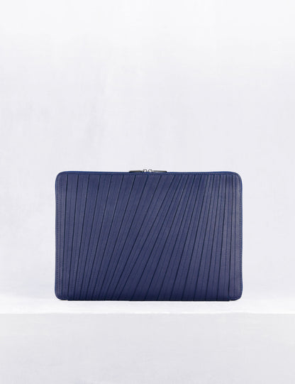 クロノ パソコンケース 15インチ フレンチプリセ インディゴブルー