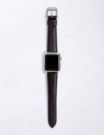 アップルウォッチ用ストラップ パティネアカ－フ ブラック